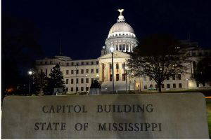 A view of the Mississippi State Capitol in Jackson on March 6, 2022. Credit: Vickie D. King/Mississippi Today