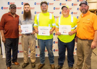Backhoe Winners of MDOT Roadeo