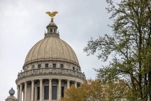 A view of the Capitol in Jackson, Miss., Wednesday, March 1, 2023. Credit: Eric Shelton/Mississippi Today