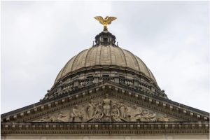 A view of the Capitol in Jackson, Miss., Wednesday, March 1, 2023. Credit: Eric Shelton/Mississippi Today