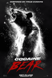 Movie Review: "Cocaine Bear" Poster