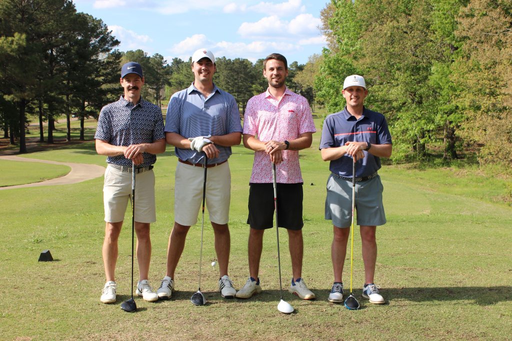 First Place in the 2023 Farmer Jim Neal Golf Classic - C Spire Team – Jack Dean, Chris Hemphill, Adam Panetta, Philip Thornton 