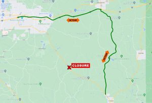 Detour Map