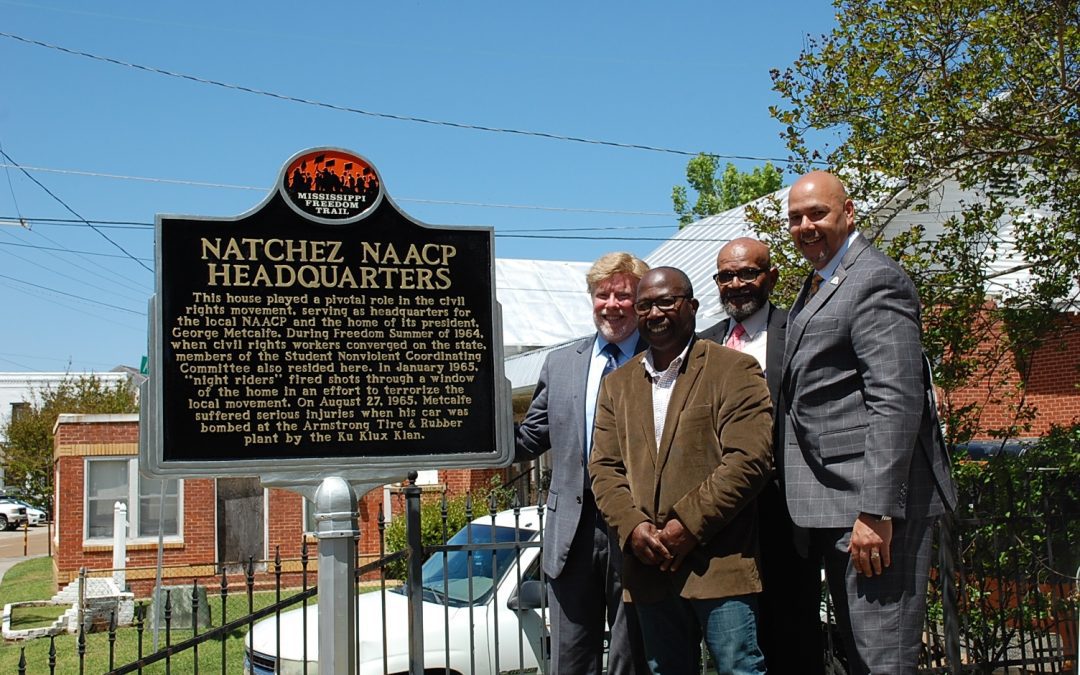 NAACP Trail Marker in Natchez