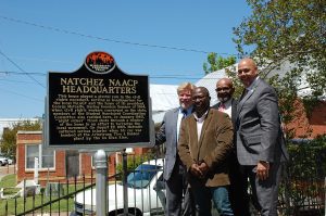 NAACP Trail Marker in Natchez