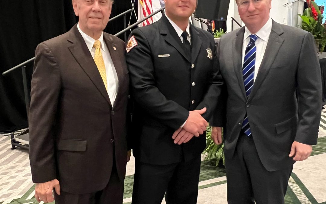 FIRE MARSHAL CHANEY HONORS FIREFIGHTER OF THE YEAR