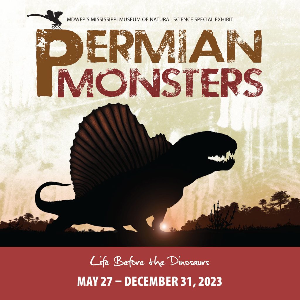 "Permian Monsters: Life Before the Dinosaurs" exhibit flyer
