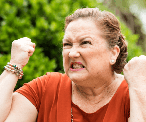 Angry woman