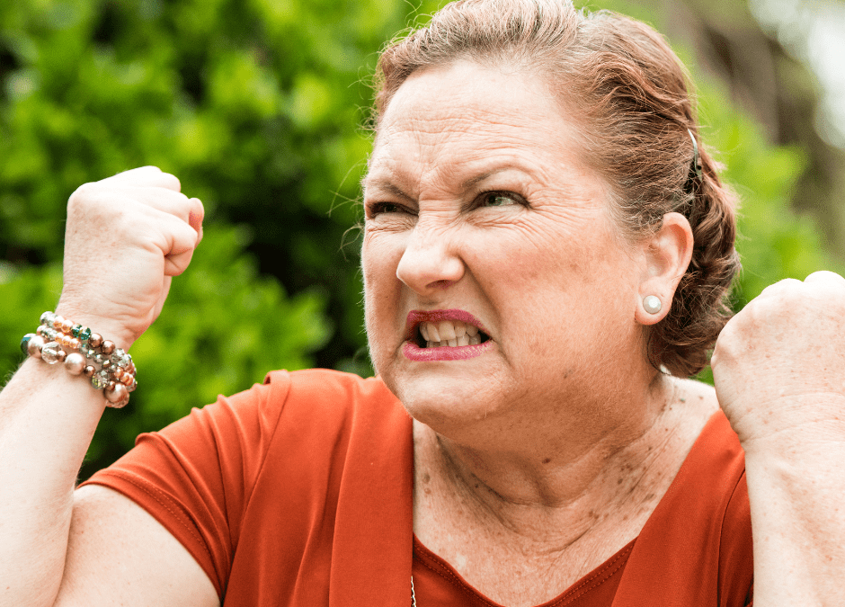 Angry woman