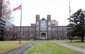 The Mississippi Department of Education, located in the former Central High School at 359 N. West Street in Jackson, Friday, Mar. 11, 2022. Credit: Vickie D. King/Mississippi Today