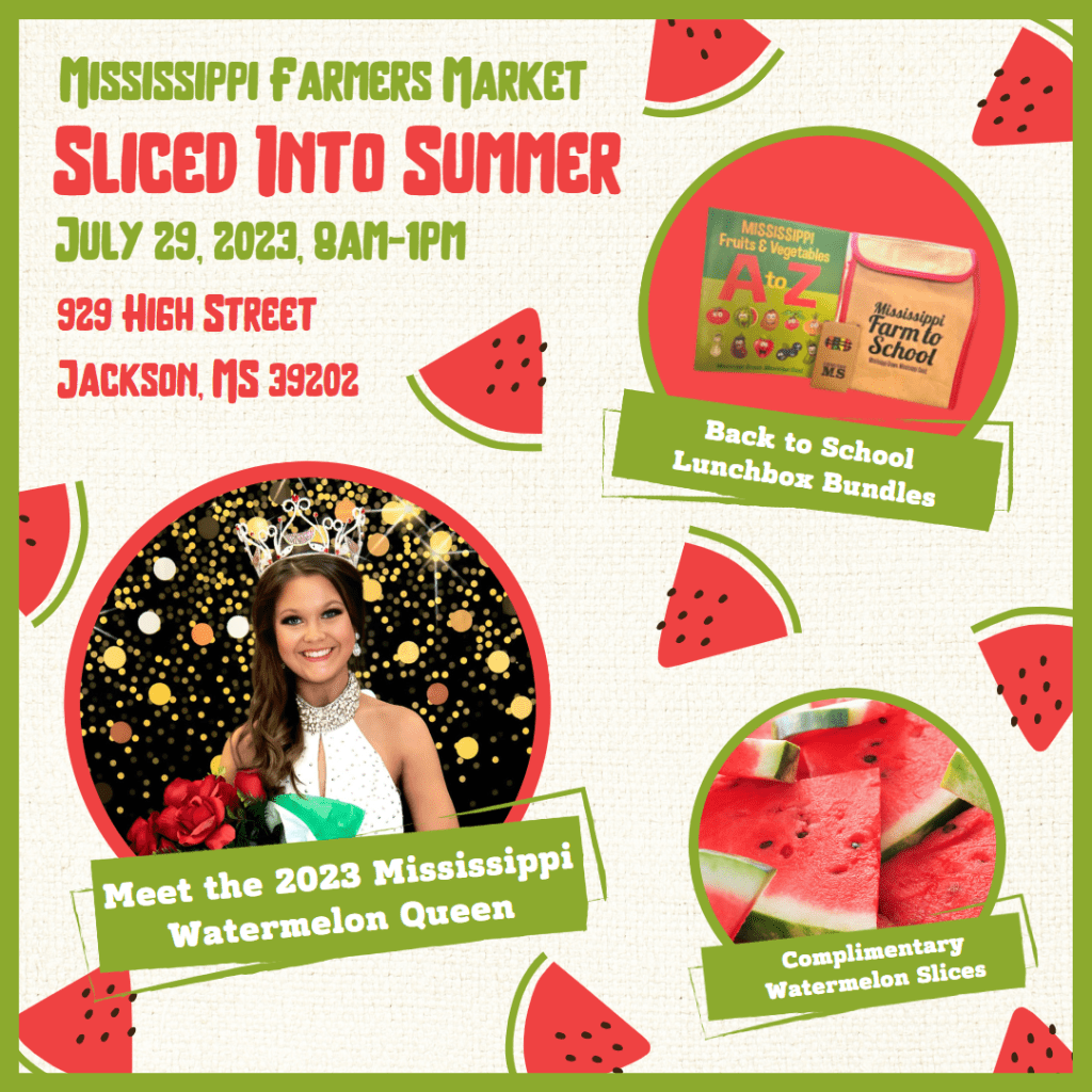 Sliced Into Summer socials graphic