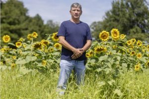 Roger Stringer poses for a portrait outside of his home in Columbia, Miss., Friday, July 7, 2023.
