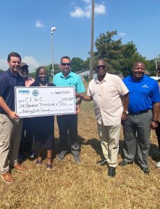 Commissioner Bailey with Mayor Walker and Ms. Melanie Powell of Community Foundation of Washington County