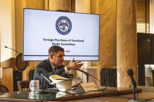 The Study Committee on Foreign Purchase of Farmland in Mississippi held its first meeting today at the State Capitol.