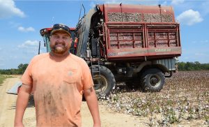 Ordinarily, Walter West, Jr's cotton crops would look like a sea of white, but this season's crops have been impacted by severe drought conditions. Currently he is harvesting his cotton at his farm in rural Hazlehurst, Friday, Sept. 22, 2023