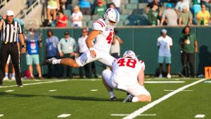 Caden Davis was the SEC Special Teams Player of the Week for his work against Tulane. (Courtesy Ole Miss Athletics)