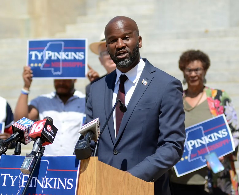 State Democratic Party names Ty Pinkins as new nominee for secretary of state