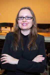 Dr. Julia Mortyakova, chair of The W’s Department of Music.