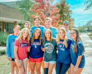  Itawamba Community College students celebrate the announcement of its selection as one of the top 150 in the nation and eligible to compete for the 2025 Aspen Prize for Community College Excellence. – Photo by C.J. Adams, ICC. (Names furnished upon request.)