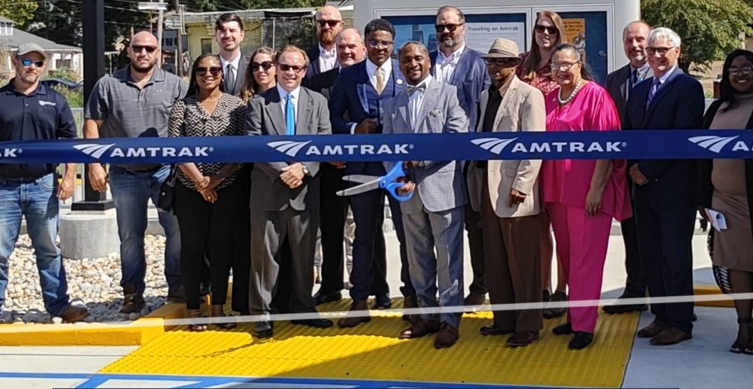 Amtrak Upgrades Celebrated at Yazoo City station in Mississippi