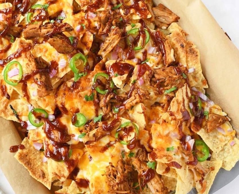 Who wouldn’t want Pulled Pork Nachos for dinner? I can’t think of anyone, including myself!