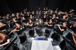High school band students are invited to audition for MSU's prestigious Honor Band Clinic, which will be held on the university's campus Jan. 25-27, 2024. (Photo by Megan Bean)