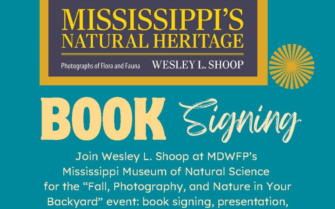 “Fall, Photography, and Nature in Your Backyard” Book Signing & Photography Hike with Dr. Wesley Shoop