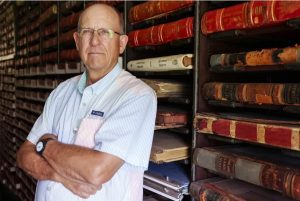 Quitman County Chancery Clerk Butch Scipper poses for a portrait at the Quitman County Courthouse in Marks, Miss., Friday, June 16, 2023.
