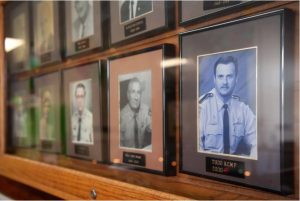 A photo of Clarke County Sheriff Todd Kemp, right, at the county courthouse in Quitman, Miss. (Rory Doyle for The New York Times)
