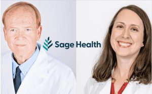 Dr. David Roberts (left) and Tiffany Mensi, FNP-C (right) with Sage Health in Gulfport (Photos from Sage Health)