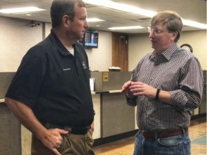 Gov. Tate Reeves posted this photo of him and Paul Mullins in 2019 on Twitter when Mullins was .elected sheriff in Simpson County