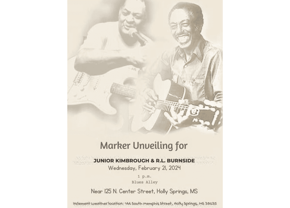 Mississippi Blues Trail markers unveiled in Holly Springs