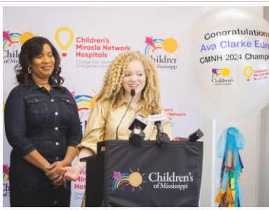 2024 Children’s Miracle Network Hospitals Champion Ava Clarke Edney celebrating differences