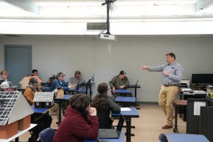 Scott Emison, instructor and director of Itawamba Community College’s Construction Management program, prepares students for employment within the industry or firms in mid-level management operations or other construction opportunities. – Photo by C.J. Adams, Itawamba Community College
