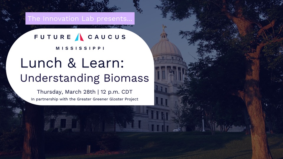 MISSISSIPPI FUTURE CAUCUS HOSTS LUNCH AND LEARN  TO UNDERSTAND HEALTH IMPACTS OF BIOMASS