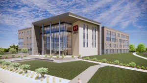 A rendering of the new Hinds CC Health Sciences Complex on the Rankin Campus
