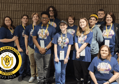 Senior Division – (left to right) – Sponsor Joanna Dillman, SJ Dillman, Apollo Stafford, Elijah Hudson, Austin Cucuzza, Kaitlyn Atwater, Ronald Stanbro Jr, Alexis Dillman, Connor Willams, Jacob Dial, Sponsor Jennifer Atwater, Sponsor Ashley Stanbro (pictured on bottom row).