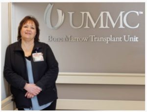 Dr. Pam Farris is the nurse manager of the Bone Marrow Transplant Unit.
