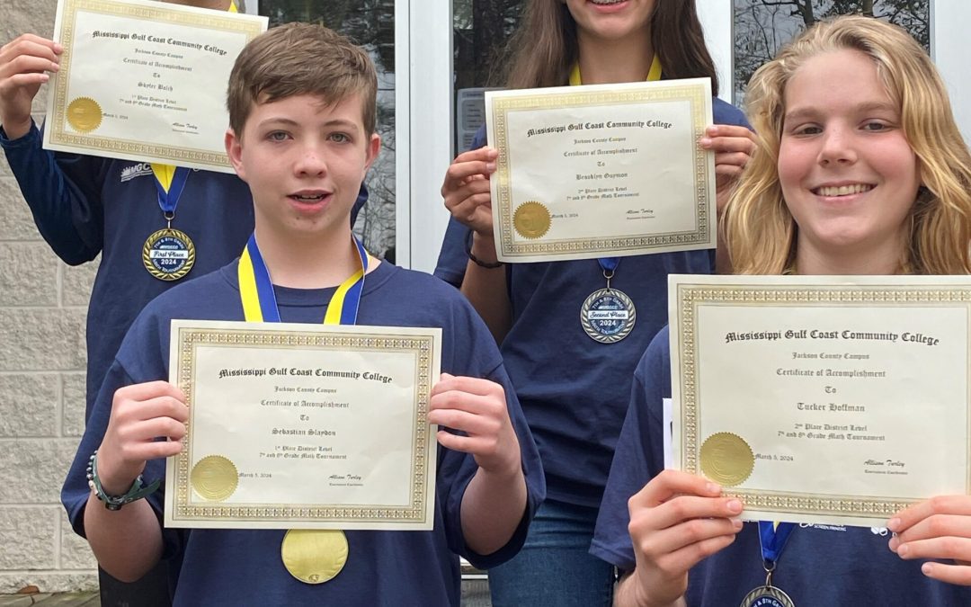 MGCCC’s Jackson County Campus hosts the 40th Annual MCTM Middle School District Math Tournament