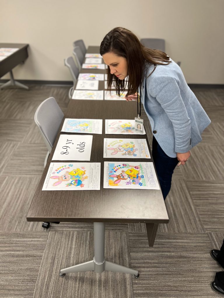 The pre-selection committee selected for the 2024 Easter Coloring Contest included Paige Manning, Ann Thomas and Denise Kelly. Final Selection Judges were Dr. Ryn Laster, Mississippi Egg Marketing Board President, Mrs. Leslie Gipson, and Paige Manning, Director of Marketing for the Mississippi Department of Agriculture and Commerce.