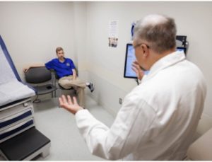Pomianowski discusses Barth Syndrome with McDade.