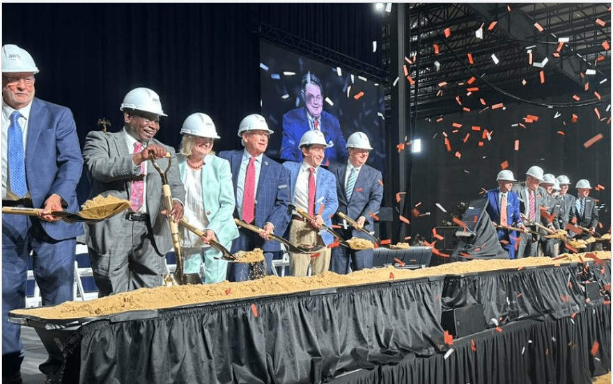 Amazon Web Services holds ceremonial groundbreaking in Madison County
