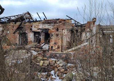 Pastor Nikolai Sukhyna's house was bombed May 24, 2023, two and a half miles from the Russian border in the village of Volchanski, Ukraine. His mother-in-law, who was in the house, survived the bombing.