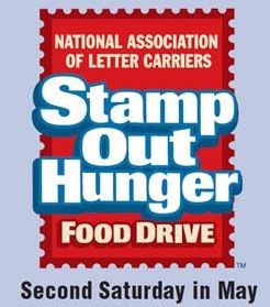 Support Your Letter Carriers in Stamp Out Hunger(R) Food Drive on May 11