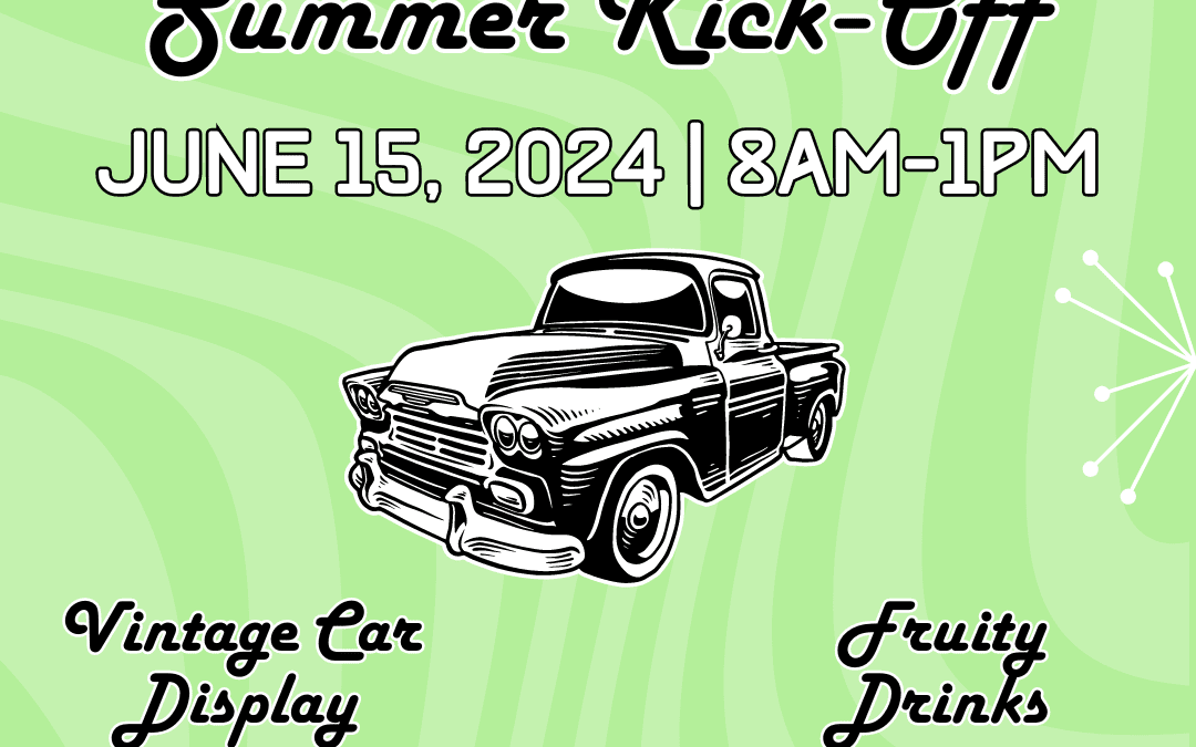 The Mississippi Farmers Market Summer Kick-Off is a come-and-go event 8:00 a.m. to 1:00 p.m. Saturday, June 15.