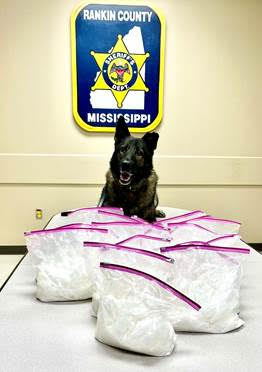 Rankin County Sheriff’s Office Seizes Approximately 44 pounds of Methamphetamine