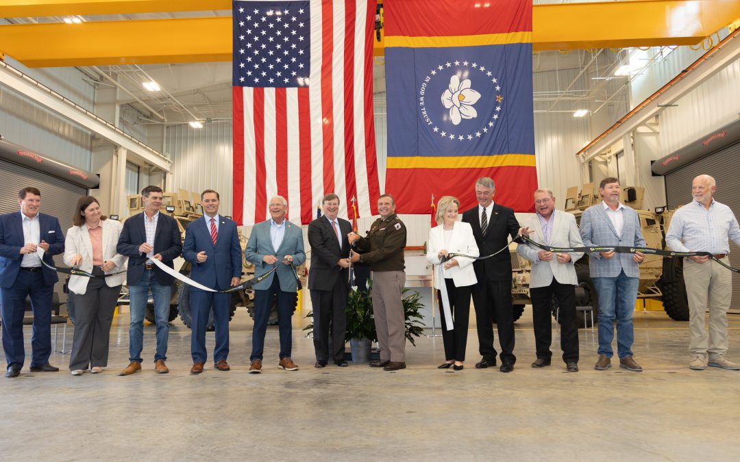 MS National Guard Hosted a Ribbon Cutting Ceremony at New Maintenance Shop in Brandon