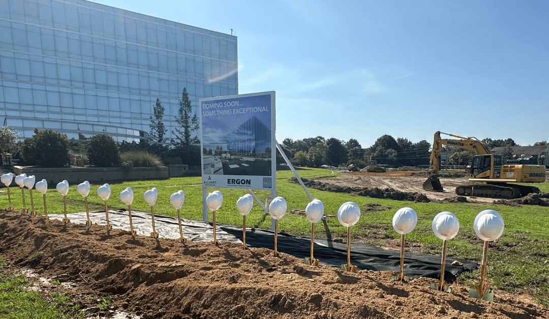 Ergon expansion groundbreaking at Mirror Lake in Flowood, MS (Jul. 30, 2024)