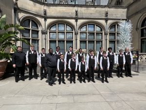 Boychoir members at the Biltmore Estate in July, 2024