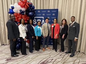 Janita Stewart with the SBA Mississippi District Office team and Regional Administrator Allen Thomas